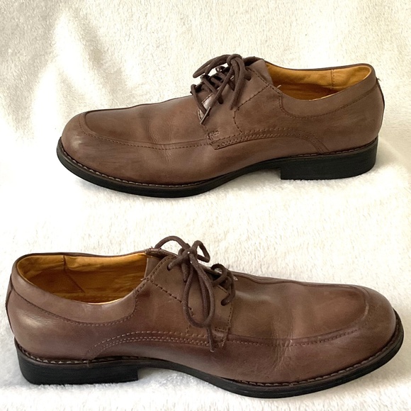 Brown Jos.A. Banks Men’s lace up leather Oxford Dressy Work shoes. Size 8.5 D main image 9